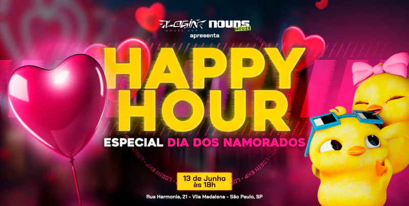 🍹 🎮 Happy Hour Especial dos Namorados❤️