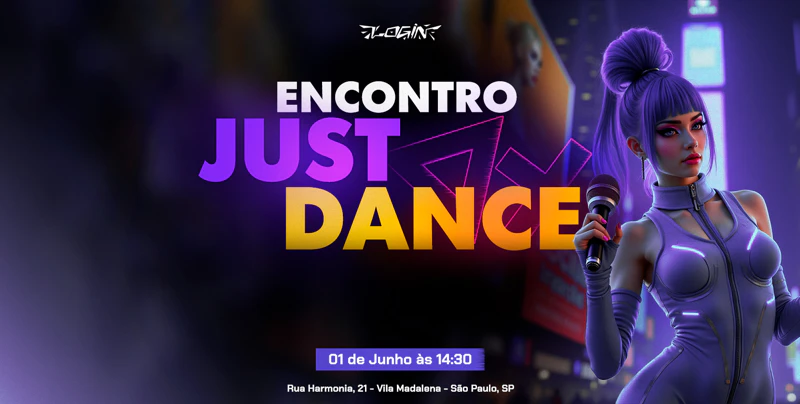 🎵 🕺💃 Encontro Just Dance na Login – Vem dançar com a gente!