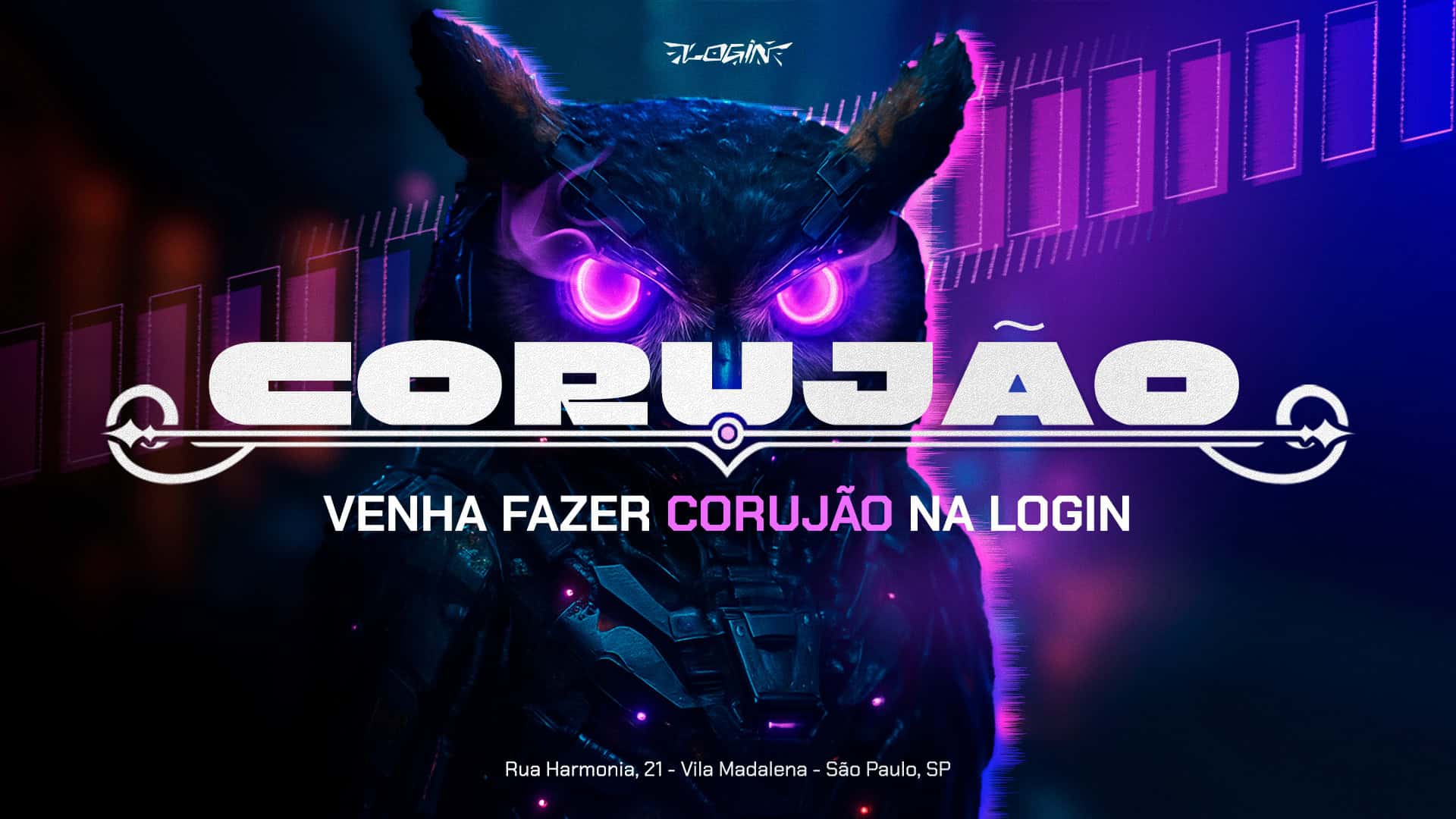 🦉 Corujão – Lan House com Open Bar