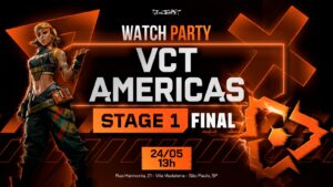 🔥 WATCH PARTY VCT AMERICAS - STAGE 1 FINAL 10 valorant master stage 1 - Viva a experiência única do LoginExp! Toda sexta na Vila Madalena é dia de Happy Hour com Open Bar, drinks e games. Garanta já o seu lugar!