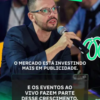 O mercado está investindo mais em publicidade, e os eventos ao vivo estão ganhando cada vez mais esp